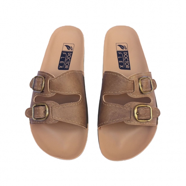 Sandália 2 Fivelas Areia Doctor Flex II.jpg